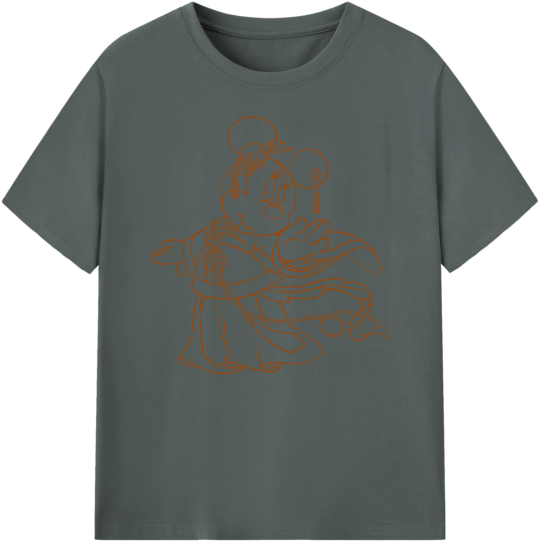 ミッキーマウス Mickey Mouse 綿100％ メンズ半袖Tシャツ｜肌触りやわらか＆通気性